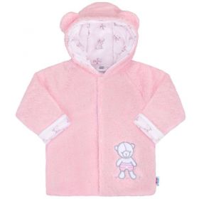 Zimní kabátek New Baby Nice Bear růžový | 74 (6-9m), 80 (9-12m), 86 (12-18m)