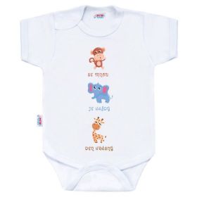 Body s potiskem New Baby ...Krásný Den Dle obrázku | 50, 56 (0-3m), 80 (9-12m)