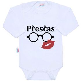 Body s potiskem New Baby Přesčas Bílá | 86 (12-18m)