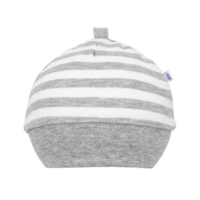 Kojenecká bavlněná čepička New Baby Zebra exclusive Bílá