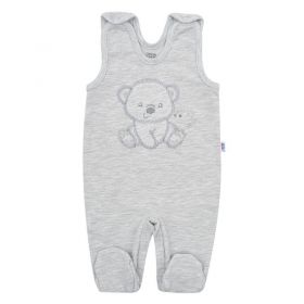 Kojenecká soupravička do porodnice New Baby Sweet Bear šedá Šedá
