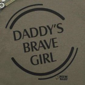 2-dílná kojenecká souprava New Baby Army girl Zelená