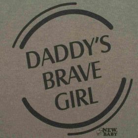 Kojenecké body s krátkým rukávem New Baby Army girl Zelená
