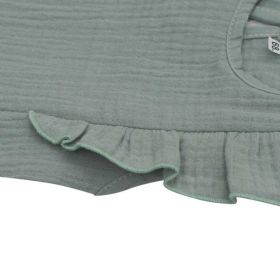Kojenecké mušelínové šaty New Baby Summer Nature Collection mátové Zelená
