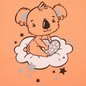 Dětské letní pyžamko New Baby Dream lososové Dle obrázku