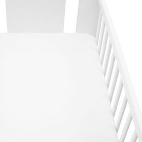 Jersey prostěradlo do postýlky New Baby 120x60 bílé