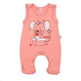 Kojenecká soupravička New Baby Mouse lososová Růžová