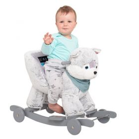 Kojenecké celorozepínací body New Baby Classic II šedé s hvězdičkami Šedá