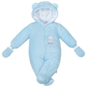 Zimní kombinézka New Baby Nice Bear modrá | 68 (4-6m), 74 (6-9m)